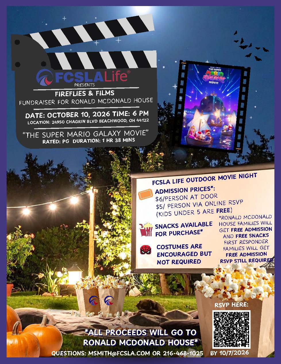 fireflies & films fundraisers for st. jude